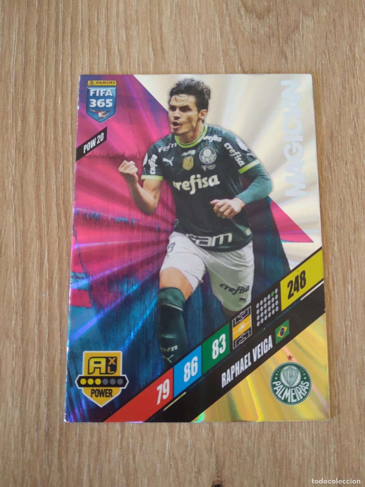 Figurine di Calcio: POW 20 RAPHAEL VEIGA PALMEIRAS CROMO FUTBOL PANINI ADRENALYN 2023-2024 FIFA 365 23-24