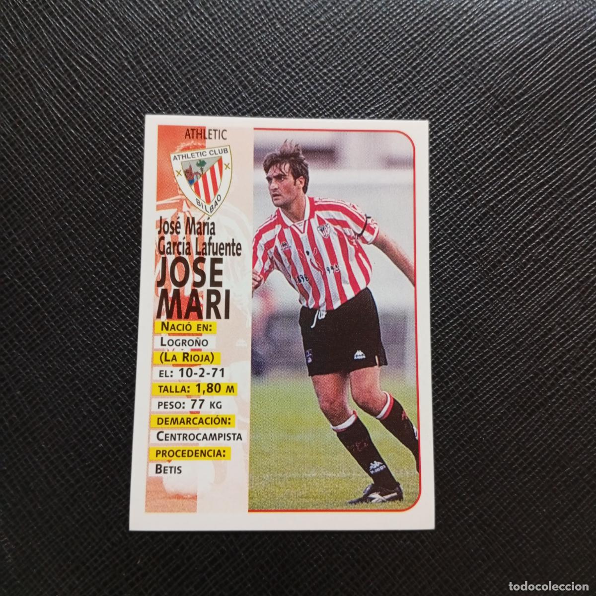 Figurine di Calcio: 37 JOSE MARI BILBAO PANINI 1998 1999 CROMO FUTBOL LIGA 98 99 - SIN PEGAR - A64 PG15