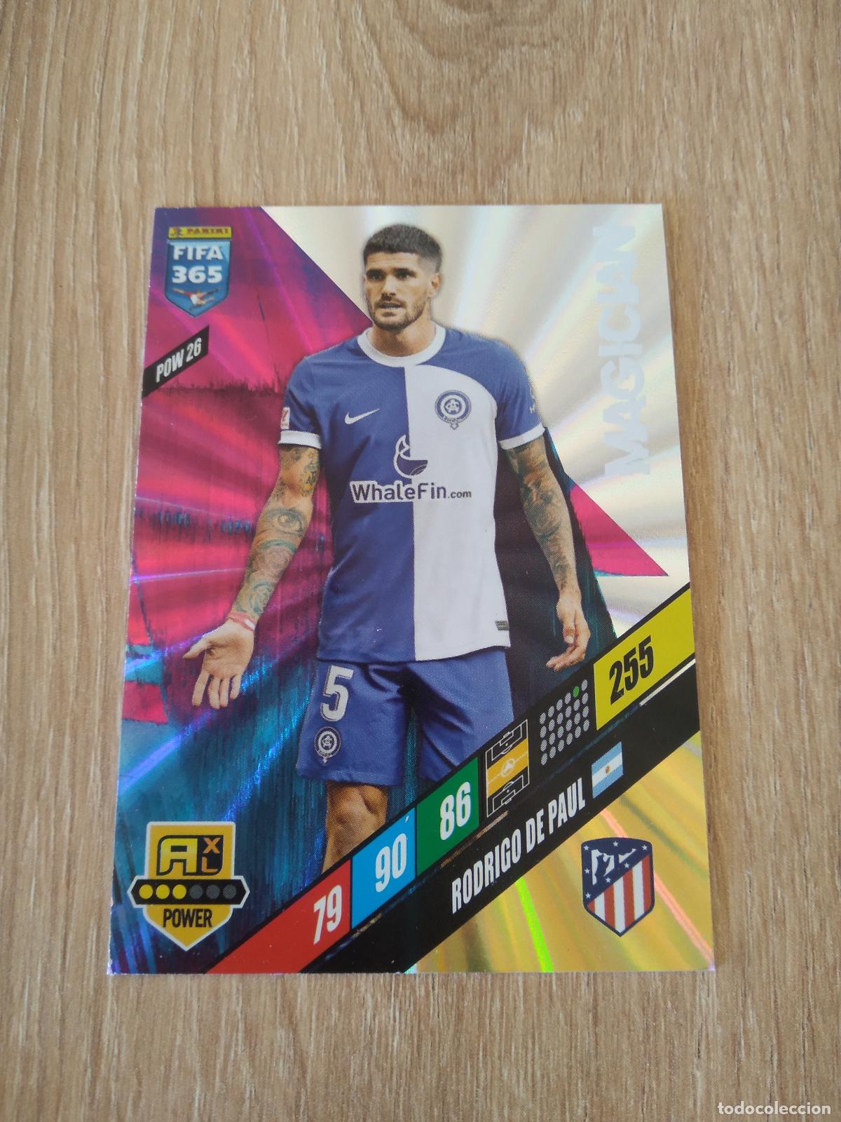 Figurine di Calcio: POW 26 RODRIGO DE PAUL ATLETICO MADRID CROMO FUTBOL PANINI ADRENALYN 2023-2024 FIFA 365 23-24