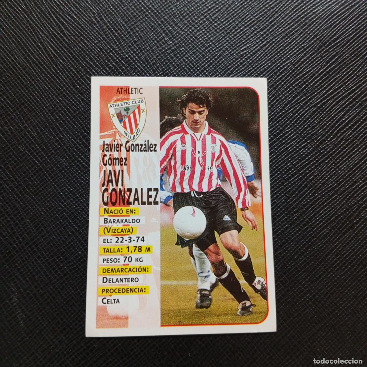Cromos de F&uacute;tbol: 42 JAVI GONZALEZ BILBAO PANINI 1998 1999 CROMO FUTBOL LIGA 98 99 - SIN PEGAR - A64 PG16