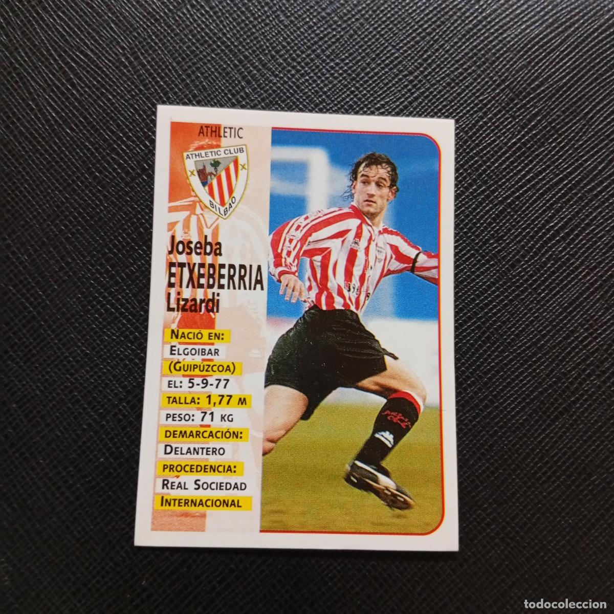 Cromos de F&uacute;tbol: 43 ETXEBERRIA BILBAO PANINI 1998 1999 CROMO FUTBOL LIGA 98 99 - SIN PEGAR - A64 PG16