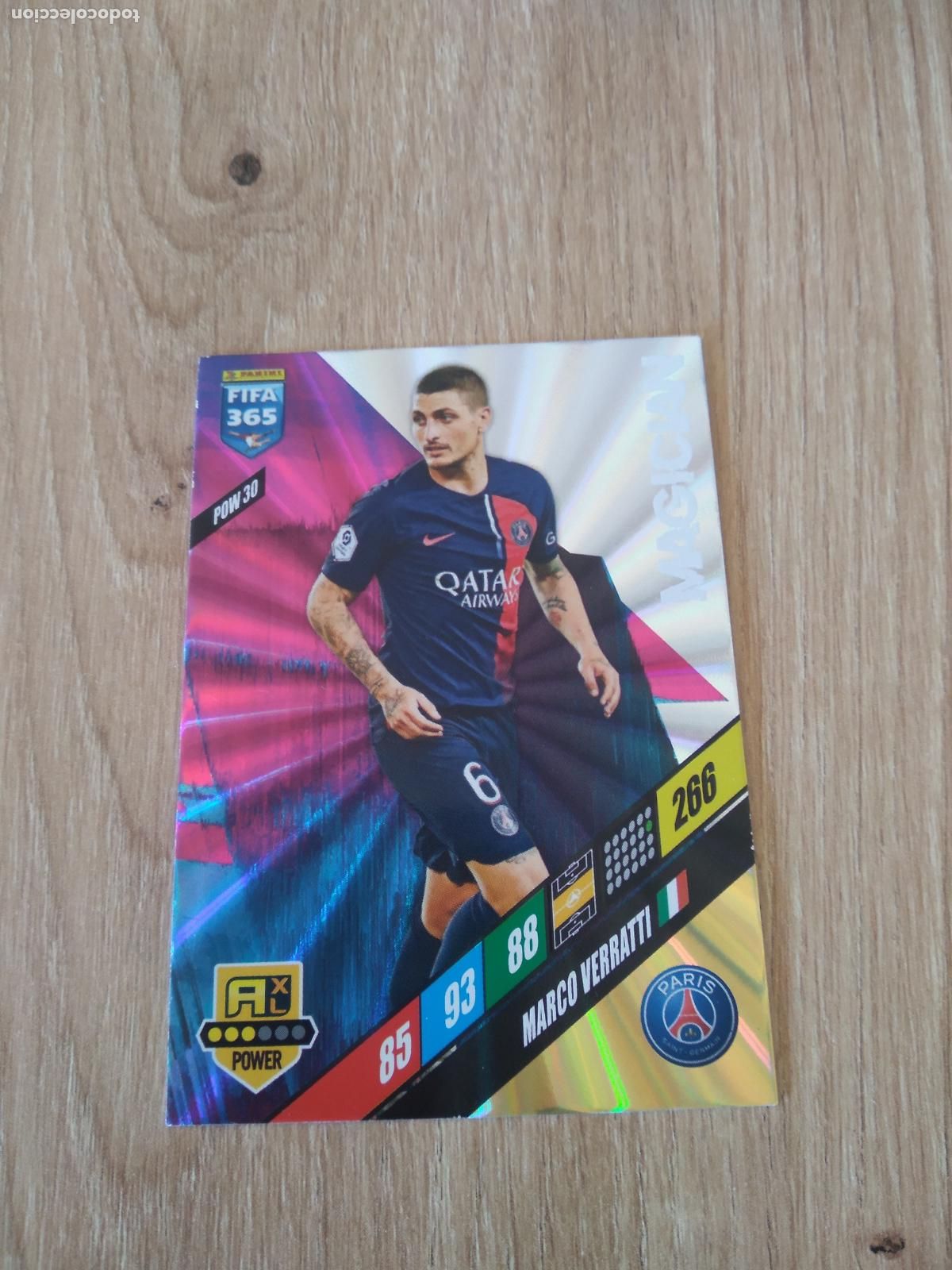 Cromos de F&uacute;tbol: POW 30 VERRATTI PARIS SAINT GERMAIN CROMO FUTBOL PANINI ADRENALYN 2023-2024 FIFA 365 23-24