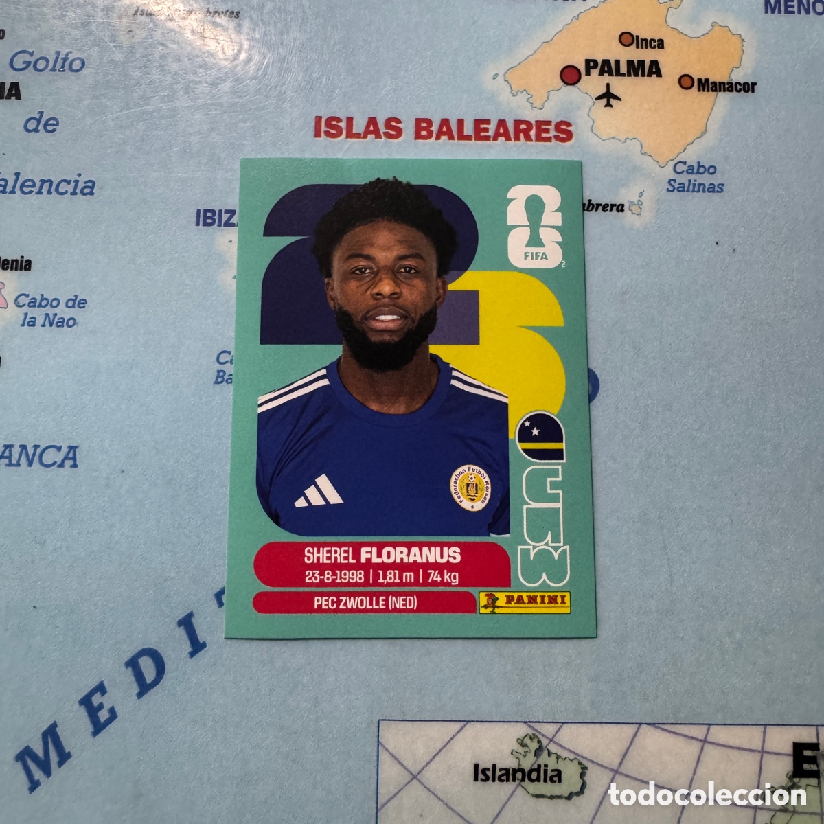 Cromos de F&uacute;tbol: Curazao n&uacute;mero 4 cromo panini Mundial Fifa World Cup 2026