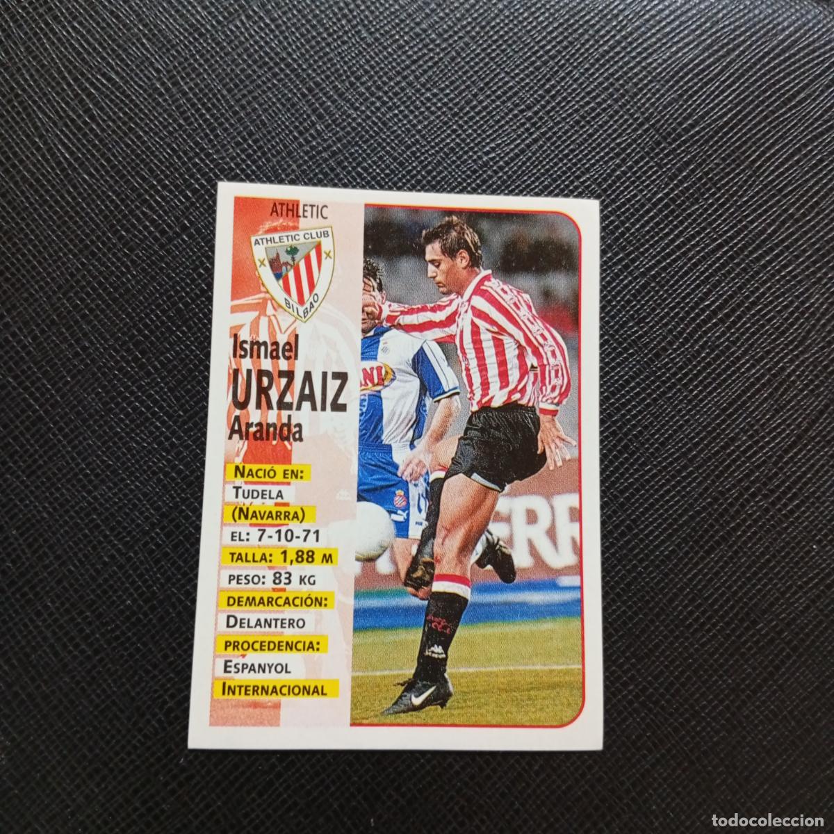 Cromos de F&uacute;tbol: 45 URZAIZ BILBAO PANINI 1998 1999 CROMO FUTBOL LIGA 98 99 - SIN PEGAR - A64 PG17