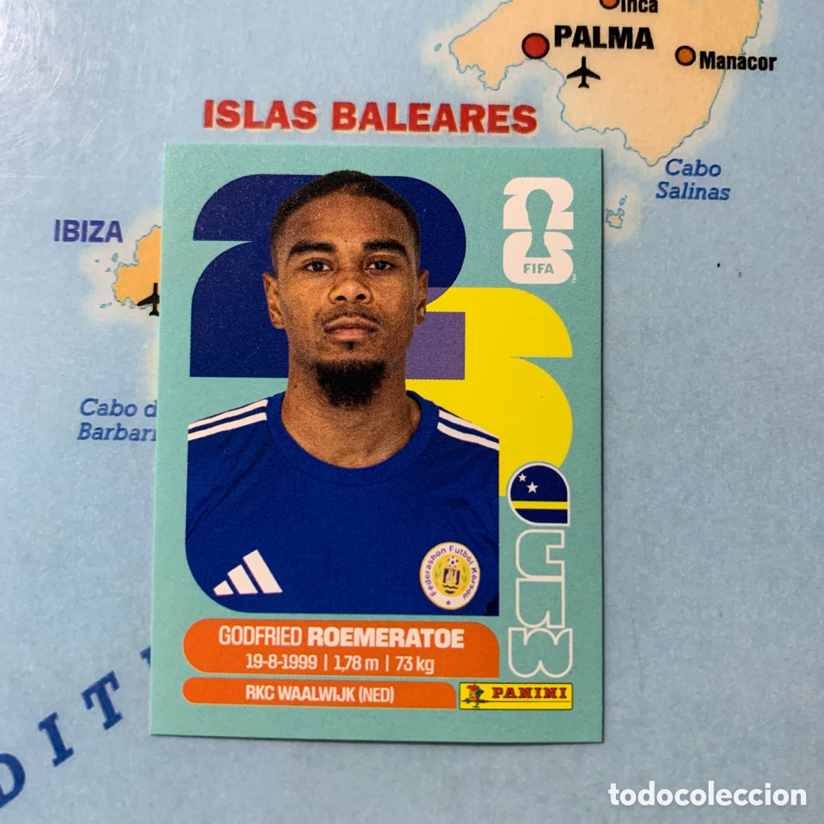 Cromos de F&uacute;tbol: Curazao n&uacute;mero 10 cromo panini Mundial Fifa World Cup 2026