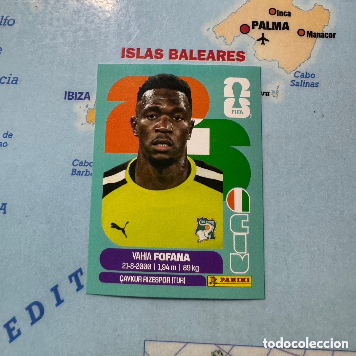 Cromos de F&uacute;tbol: Costa de Marfil n&uacute;mero 2 cromo panini Mundial Fifa World Cup 2026