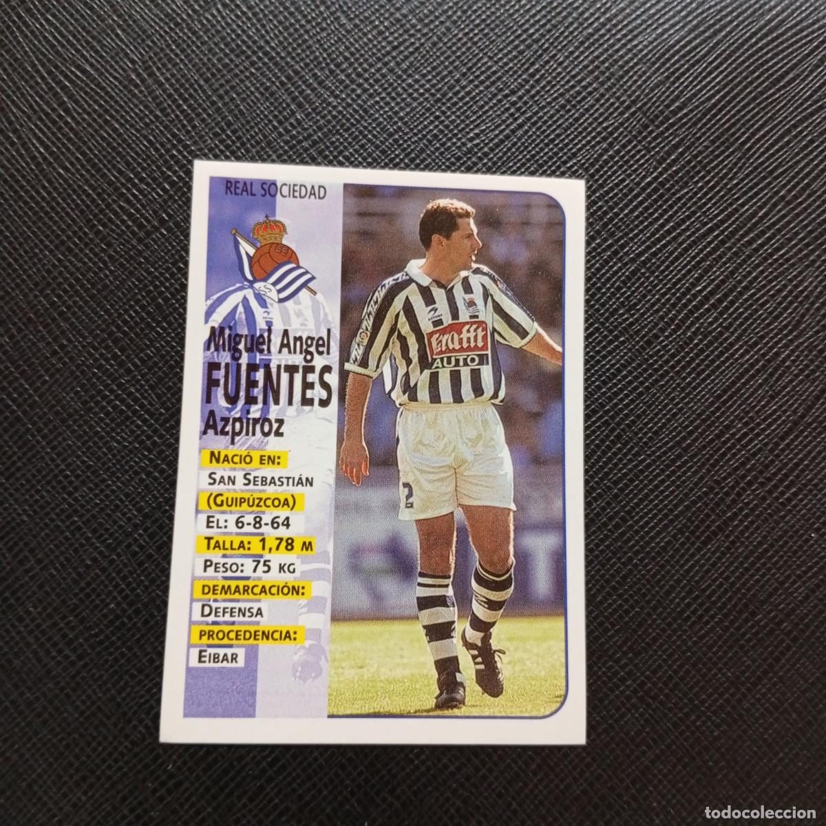 Cromos de F&uacute;tbol: 49 FUENTES REAL SOCIEDAD PANINI 1998 1999 CROMO FUTBOL LIGA 98 99 - SIN PEGAR - A64 PG18