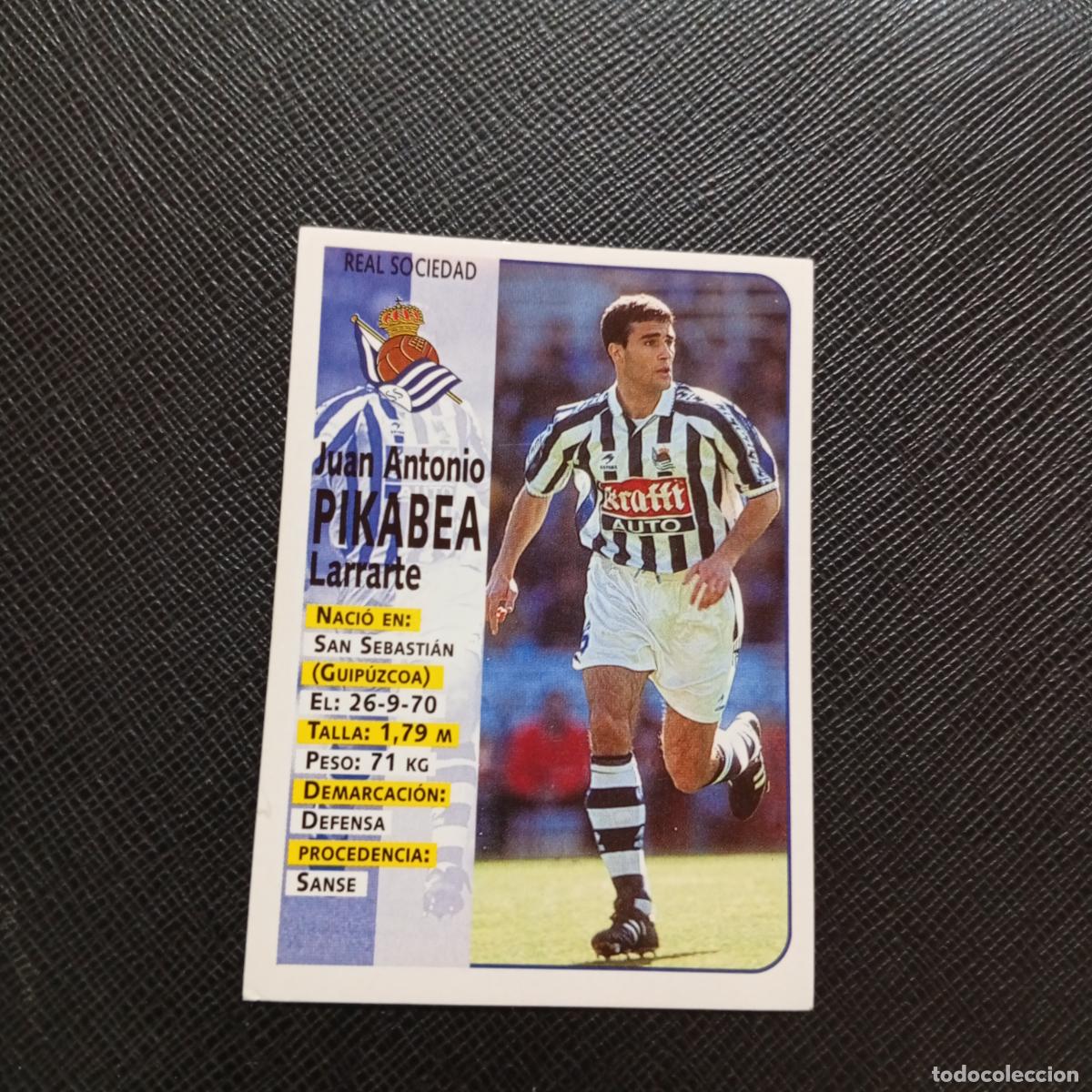 Cromos de F&uacute;tbol: 51 PIKABEA REAL SOCIEDAD PANINI 1998 1999 CROMO FUTBOL LIGA 98 99 - SIN PEGAR - A64 PG19