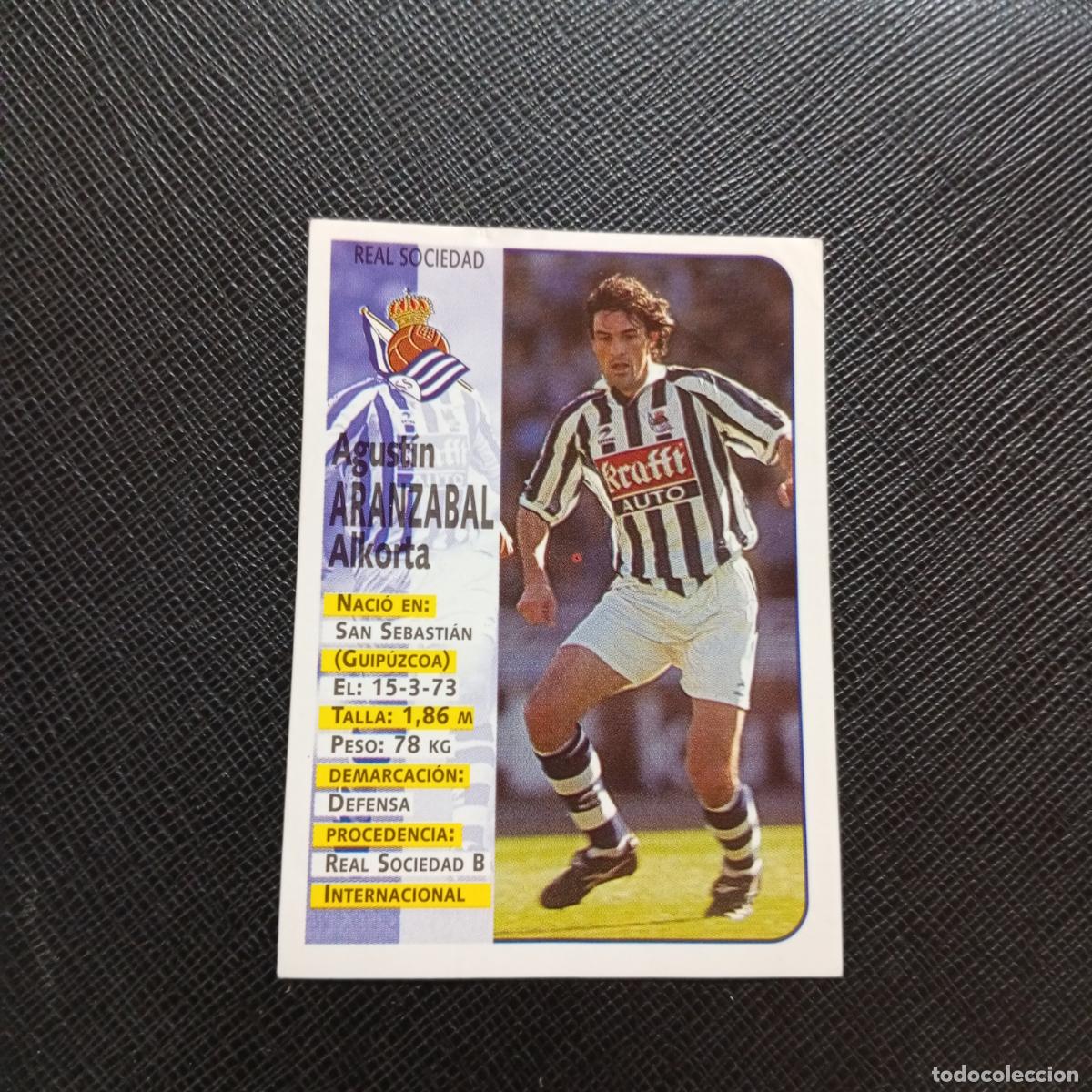 Cromos de F&uacute;tbol: 53 ARANZABAL REAL SOCIEDAD PANINI 1998 1999 CROMO FUTBOL LIGA 98 99 - SIN PEGAR - A64 PG19