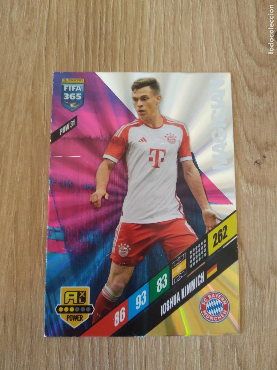 Cromos de F&uacute;tbol: POW 31 KIMMICH BAYERN MUNICH CROMO FUTBOL PANINI ADRENALYN 2023-2024 FIFA 365 23-24