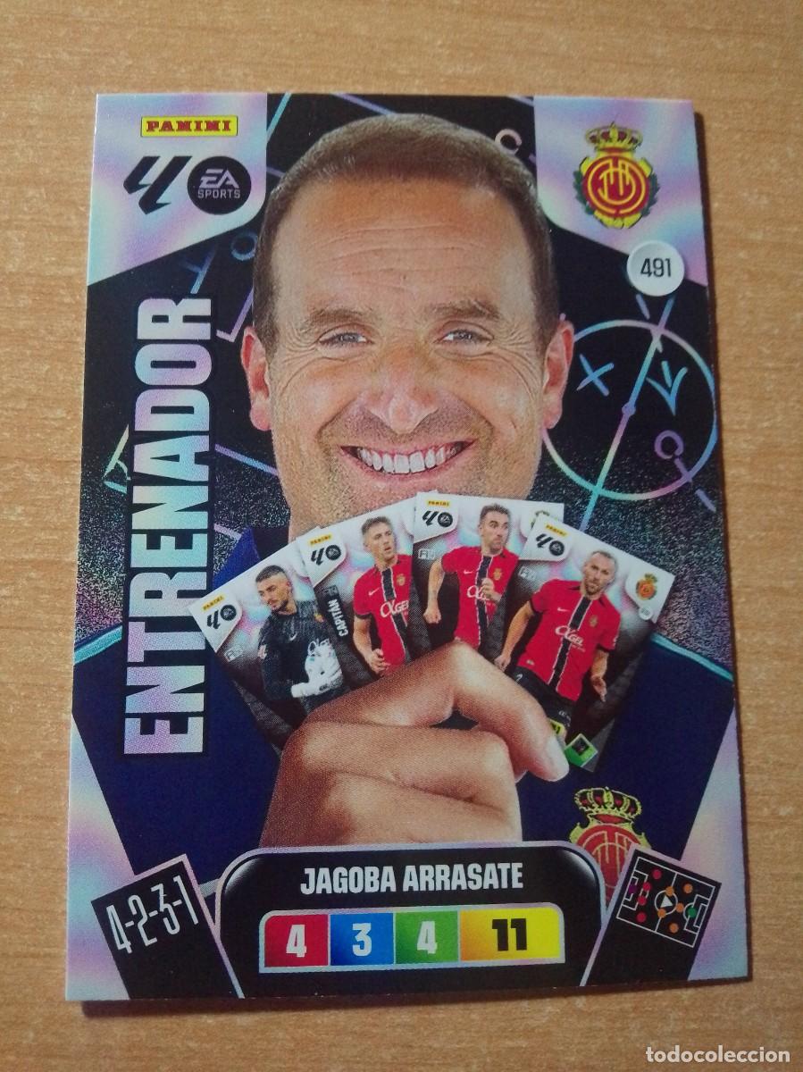 Cromos de F&uacute;tbol: 491 JAGOBA ARRASATE ENTRENADOR DEL MALLORCA 25 26 ADRENALYN XL 2025 2026