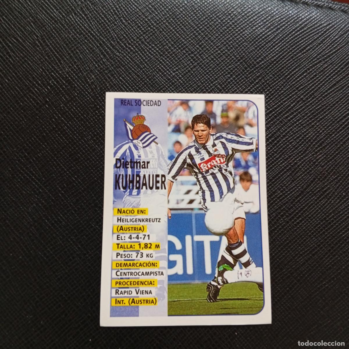 Cromos de F&uacute;tbol: 57 KUHBAUER REAL SOCIEDAD PANINI 1998 1999 CROMO FUTBOL LIGA 98 99 - SIN PEGAR - A64 PG20