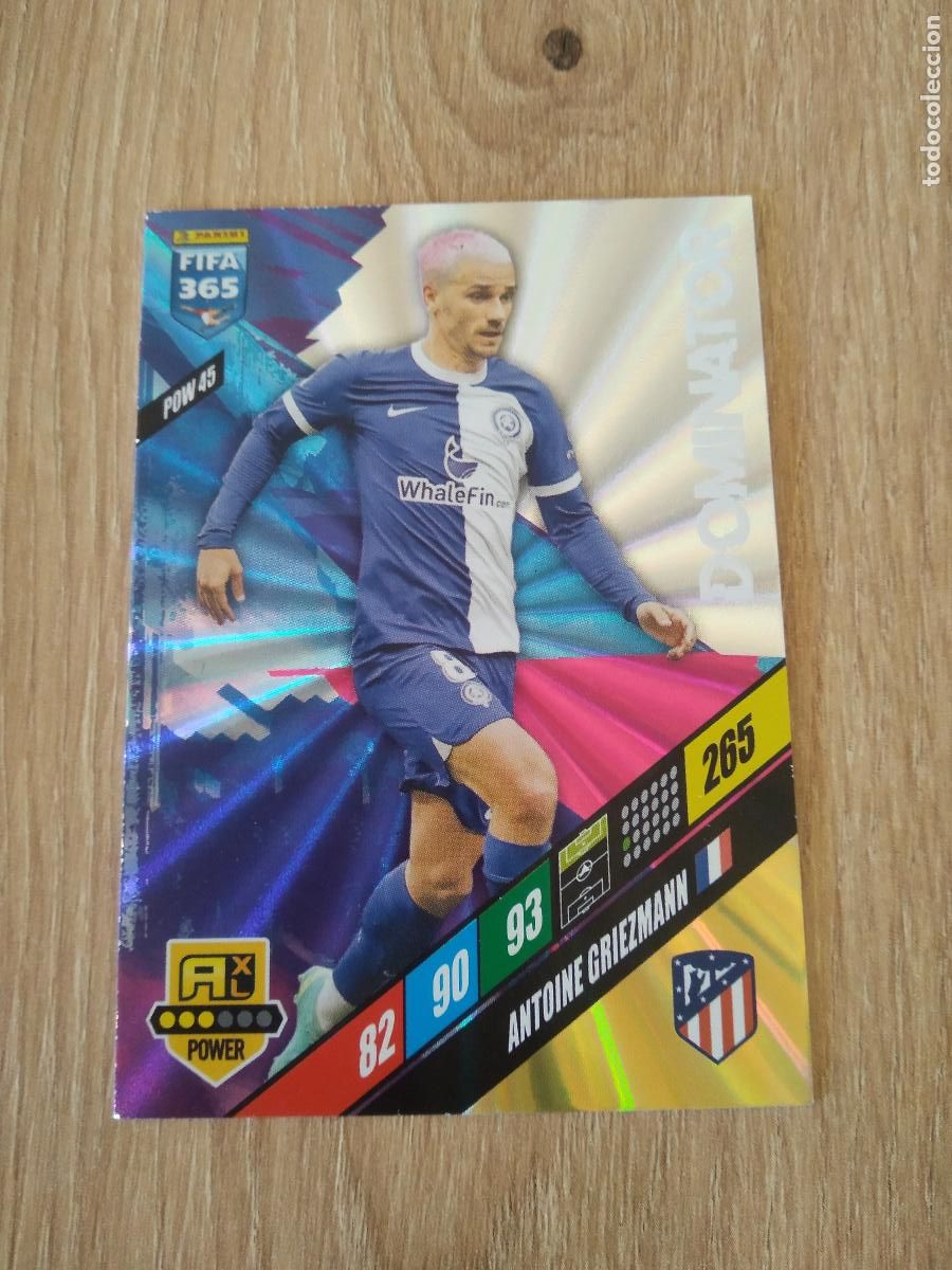 Cromos de F&uacute;tbol: POW 45 GRIEZMANN ATLETICO DE MADRID CROMO FUTBOL PANINI ADRENALYN 2023-2024 FIFA 365 23-24