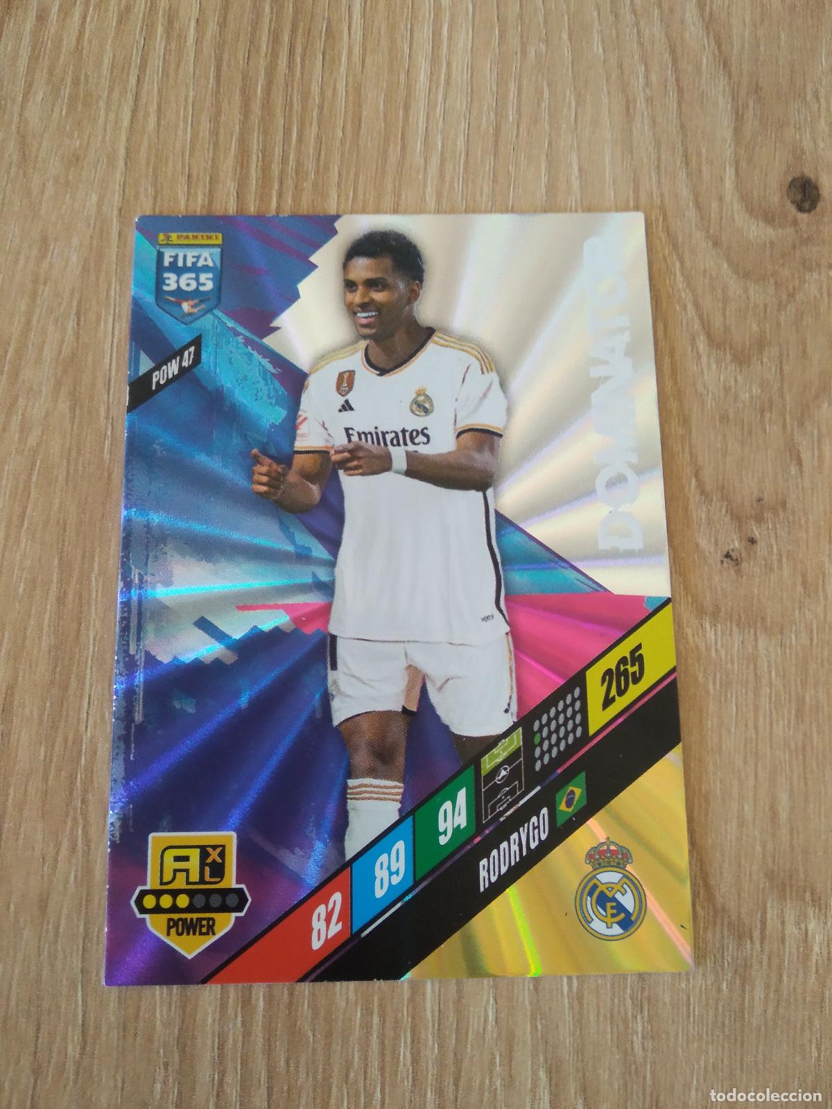 Fu&szlig;ball-Sticker: POW 47 RODRYGO REAL MADRID CROMO FUTBOL PANINI ADRENALYN 2023-2024 FIFA 365 23-24