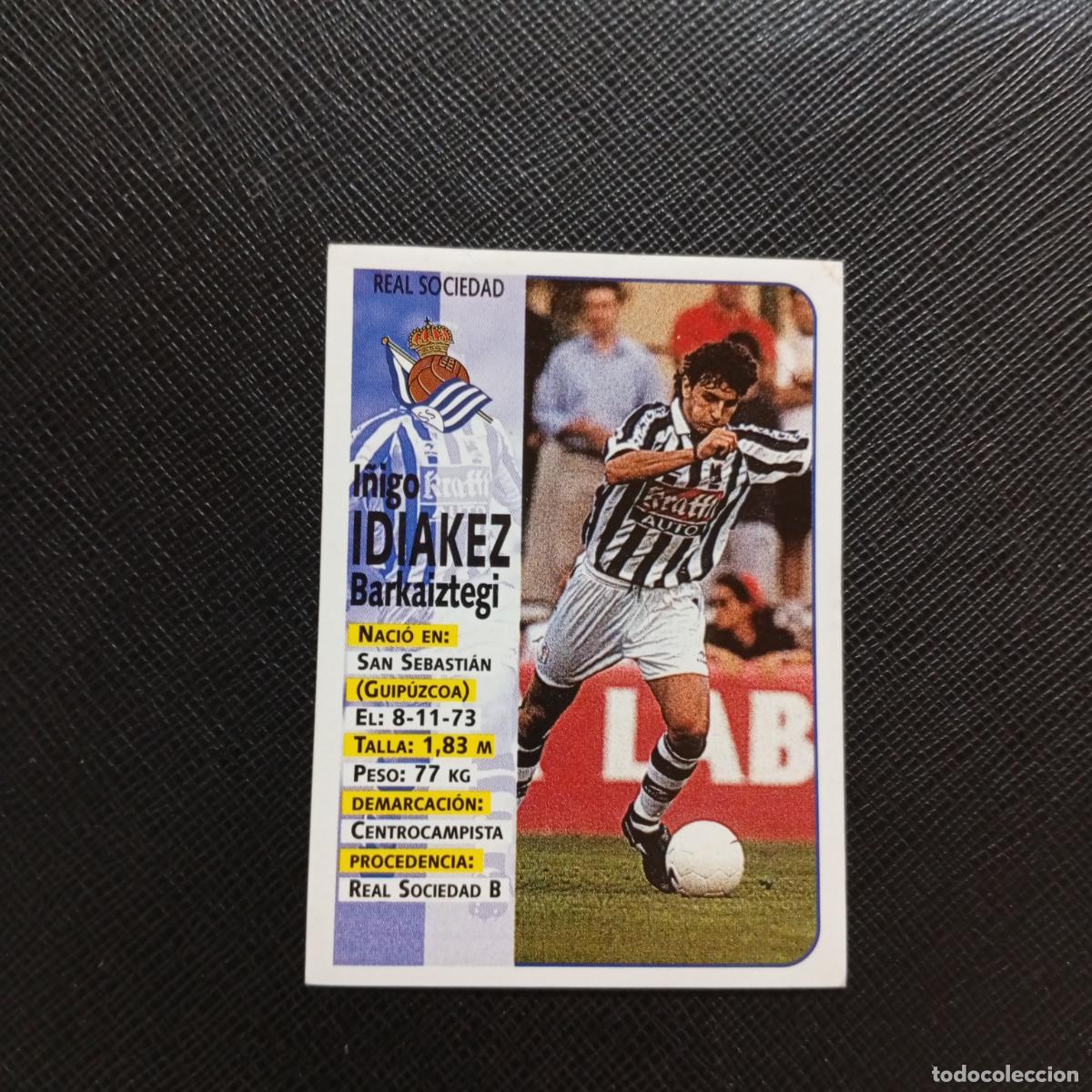 Cromos de Futebol: 60 IDIAKEZ REAL SOCIEDAD PANINI 1998 1999 CROMO FUTBOL LIGA 98 99 - SIN PEGAR - A64 PG23