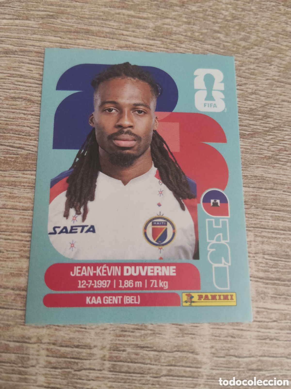 Cromos de F&uacute;tbol: Panini mundial 2026 HAI 5 Jean-Kevin Duverne Hait&iacute;