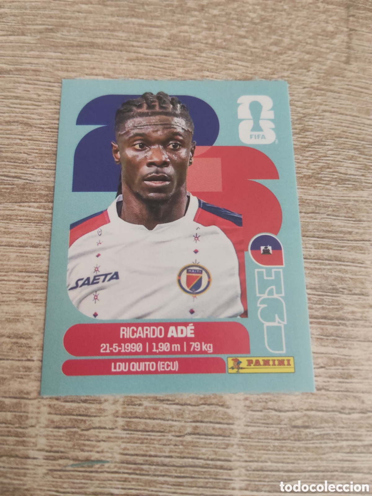 Cromos de F&uacute;tbol: Panini mundial 2026 HAI 6 Ricardo Ade Hait&iacute;