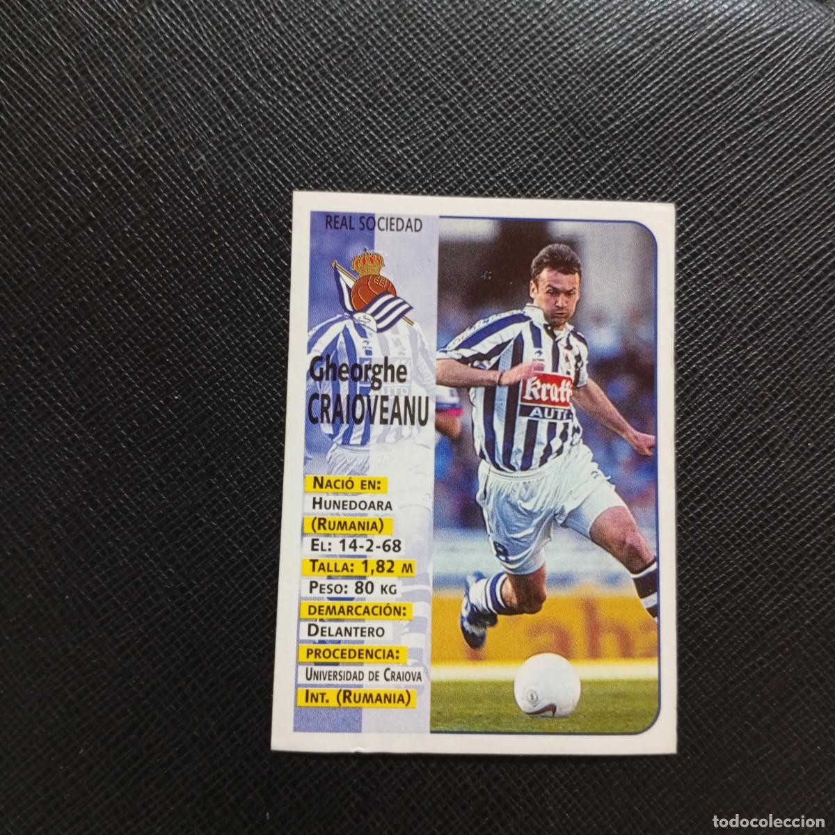 Cromos de F&uacute;tbol: 62 CRAIOVEANU REAL SOCIEDAD PANINI 1998 1999 CROMO FUTBOL LIGA 98 99 - SIN PEGAR - A64 PG23