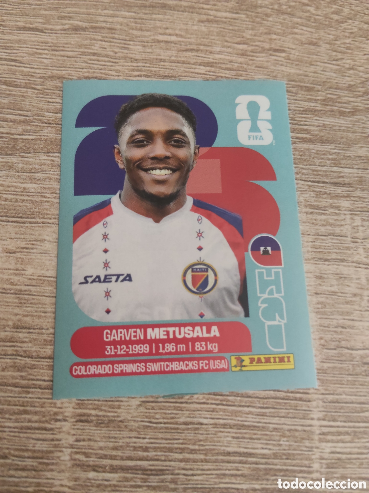 Cromos de F&uacute;tbol: Panini mundial 2026 HAI 8 Garven Metusala Hait&iacute;