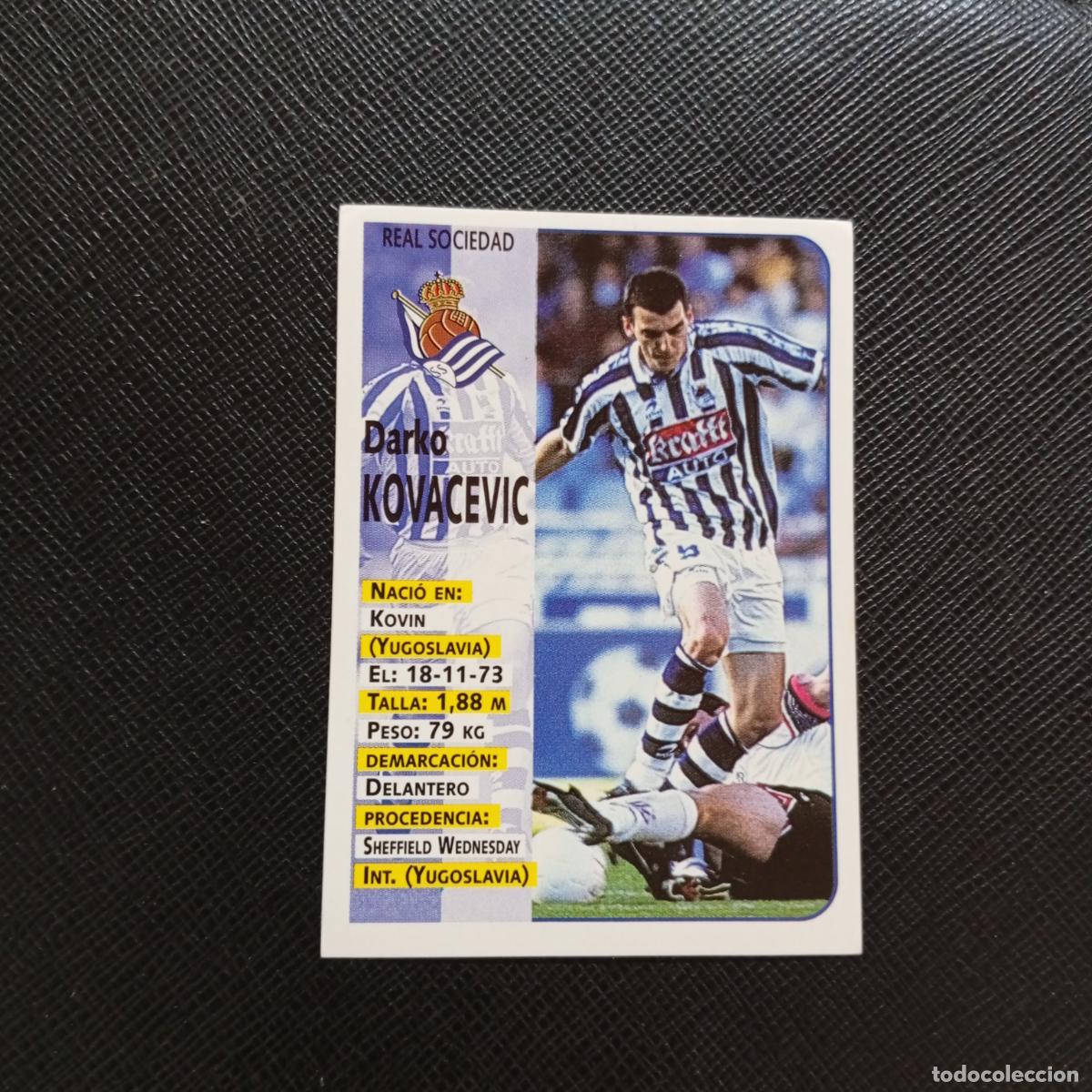 Cromos de F&uacute;tbol: 63 KOVACEVIC REAL SOCIEDAD PANINI 1998 1999 CROMO FUTBOL LIGA 98 99 - SIN PEGAR - A64 PG24