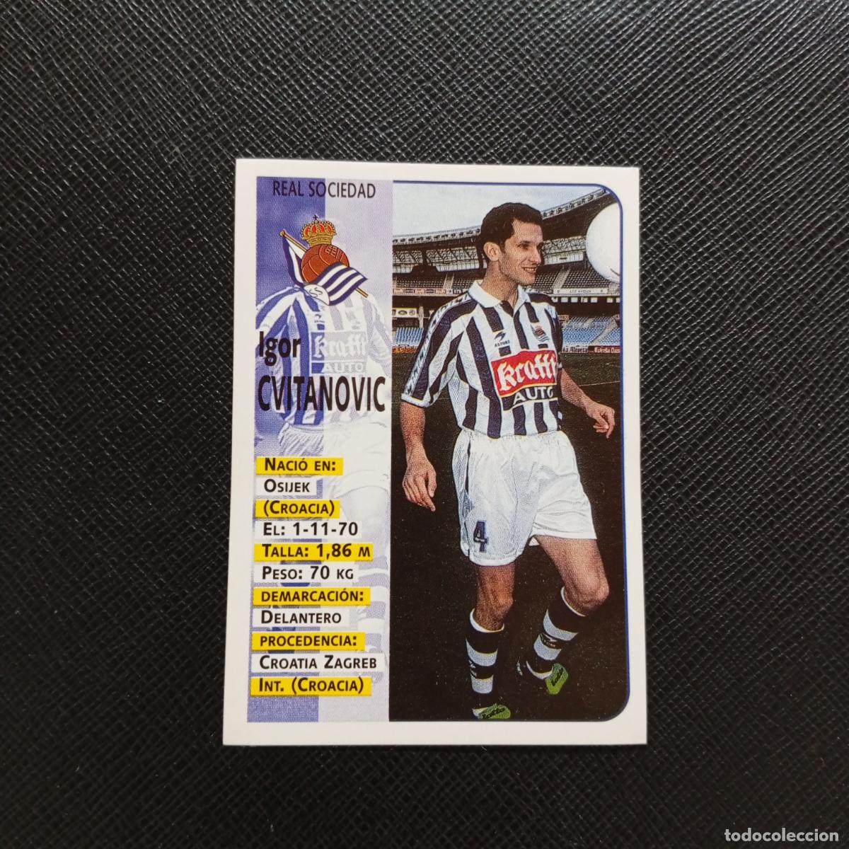 Cromos de F&uacute;tbol: 64 CVITANOVIC REAL SOCIEDAD PANINI 1998 1999 CROMO FUTBOL LIGA 98 99 - SIN PEGAR - A64 PG24