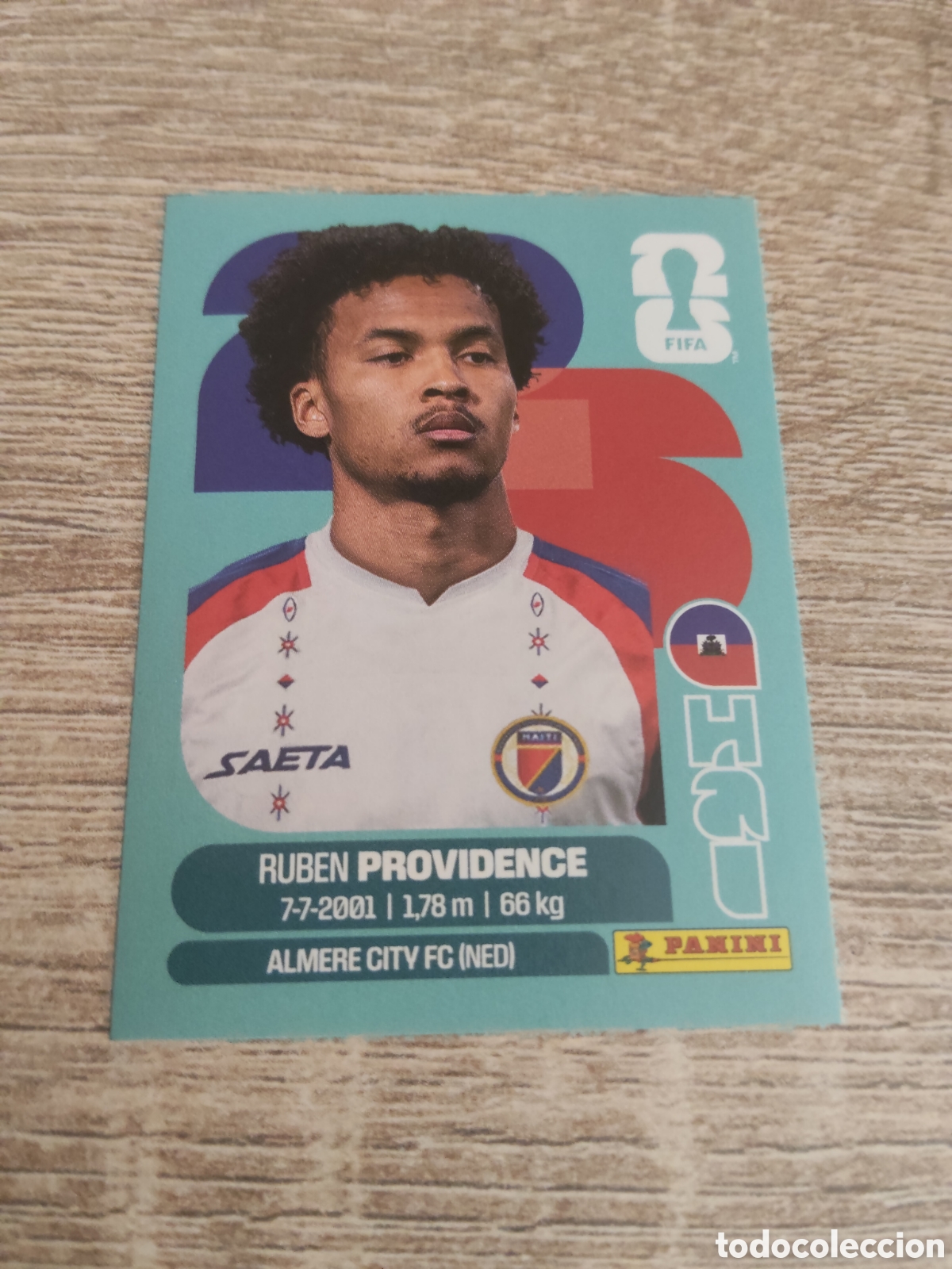 Cromos de F&uacute;tbol: Panini mundial 2026 HAI 17 Ruben Providence Hait&iacute;
