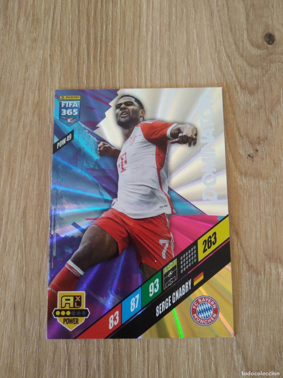 Cromos de F&uacute;tbol: POW 49 GNABRY BAYERN MUNICH CROMO FUTBOL PANINI ADRENALYN 2023-2024 FIFA 365 23-24