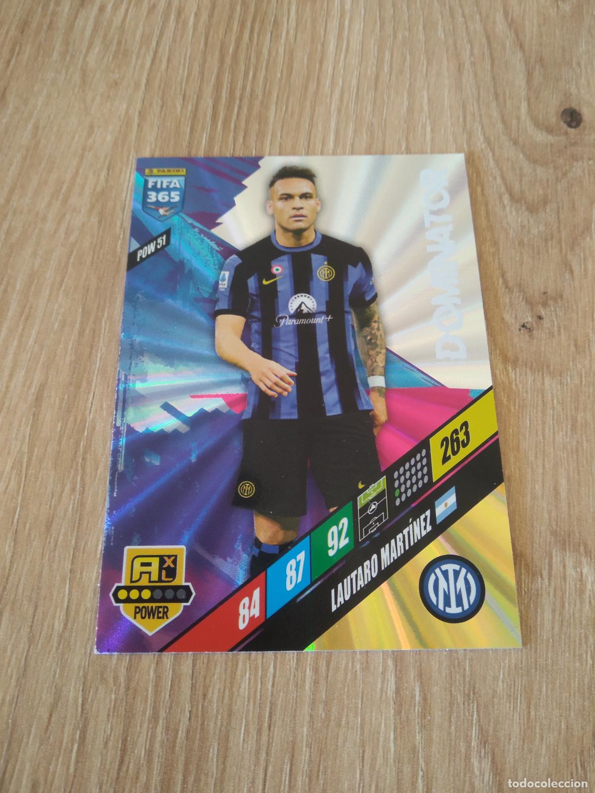 Cromos de F&uacute;tbol: POW 51 LAUTARO MARTINEZ INTER MILAN CROMO FUTBOL PANINI ADRENALYN 2023-2024 FIFA 365 23-24