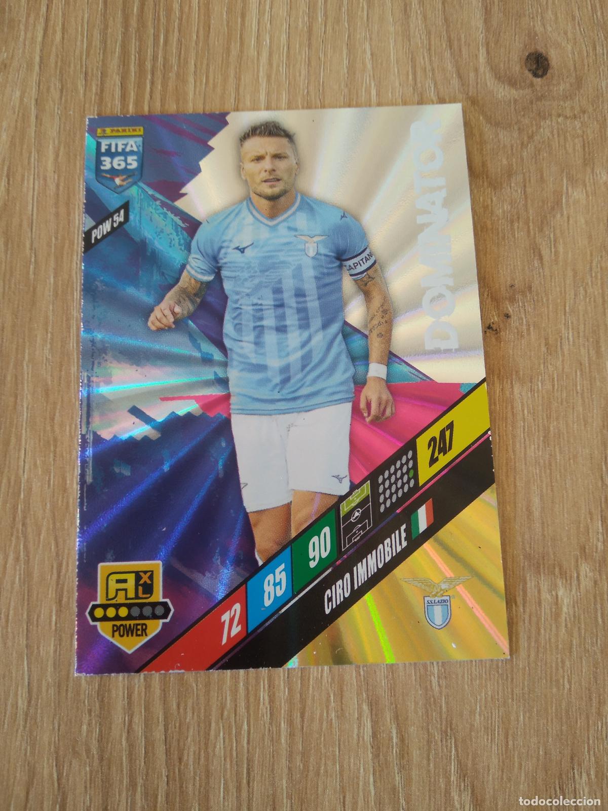 Cromos de F&uacute;tbol: POW 54 CIRO IMMOBILE LAZIO CROMO FUTBOL PANINI ADRENALYN 2023-2024 FIFA 365 23-24