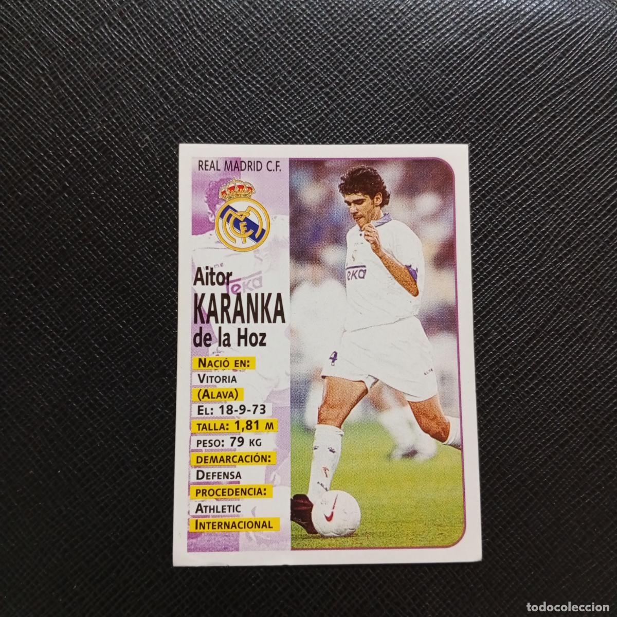 Cromos de F&uacute;tbol: 71 KARANKA REAL MADRID PANINI 1998 1999 CROMO FUTBOL LIGA 98 99 - SIN PEGAR - A64 PG26