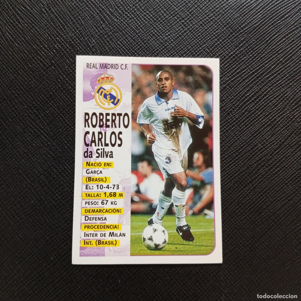 Cromos de F&uacute;tbol: 72 ROBERTO CARLOS REAL MADRID PANINI 1998 1999 CROMO FUTBOL LIGA 98 99 - SIN PEGAR - A64 PG26