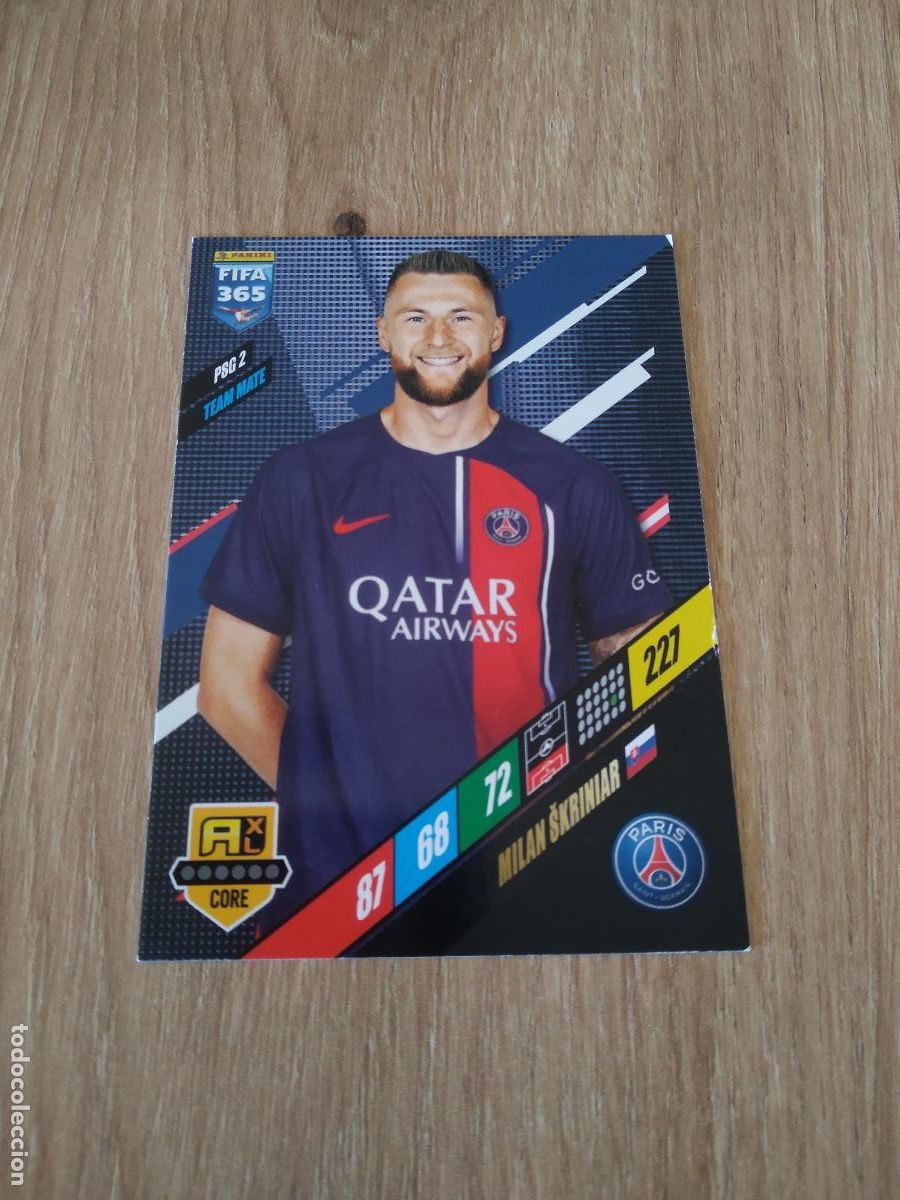 Cromos de F&uacute;tbol: PSG 2 SKRINIAR PARIS SAINT GERMAIN PSG CROMO FUTBOL PANINI ADRENALYN 2023-2024 FIFA 365 23-24
