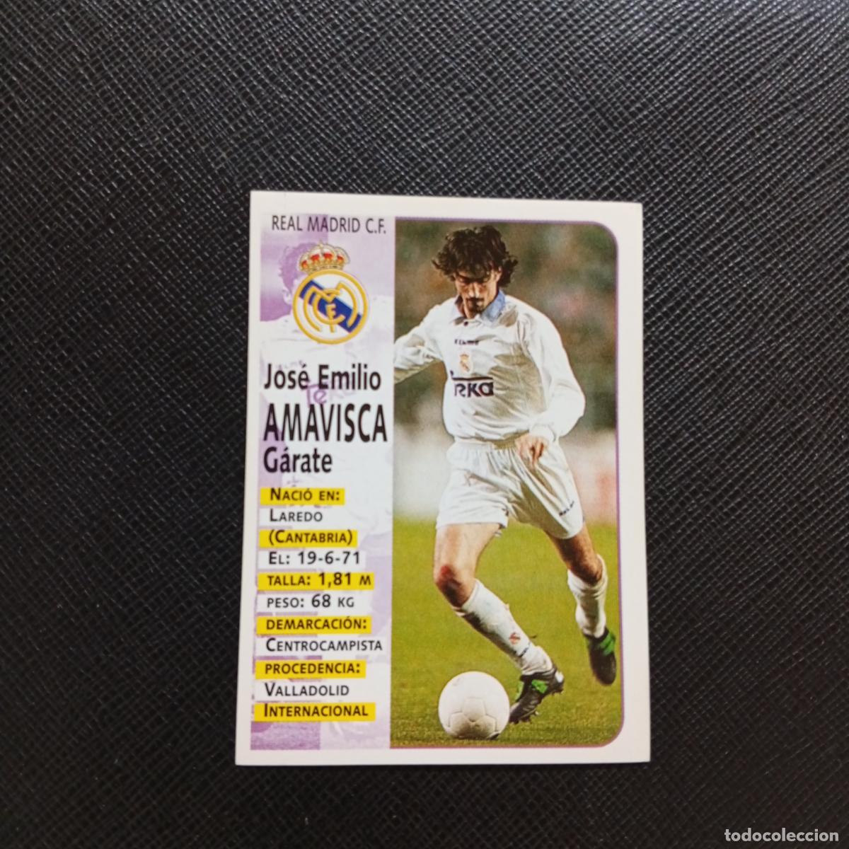 Cromos de F&uacute;tbol: 78 AMAVISCA REAL MADRID PANINI 1998 1999 CROMO FUTBOL LIGA 98 99 - SIN PEGAR - A64 PG29