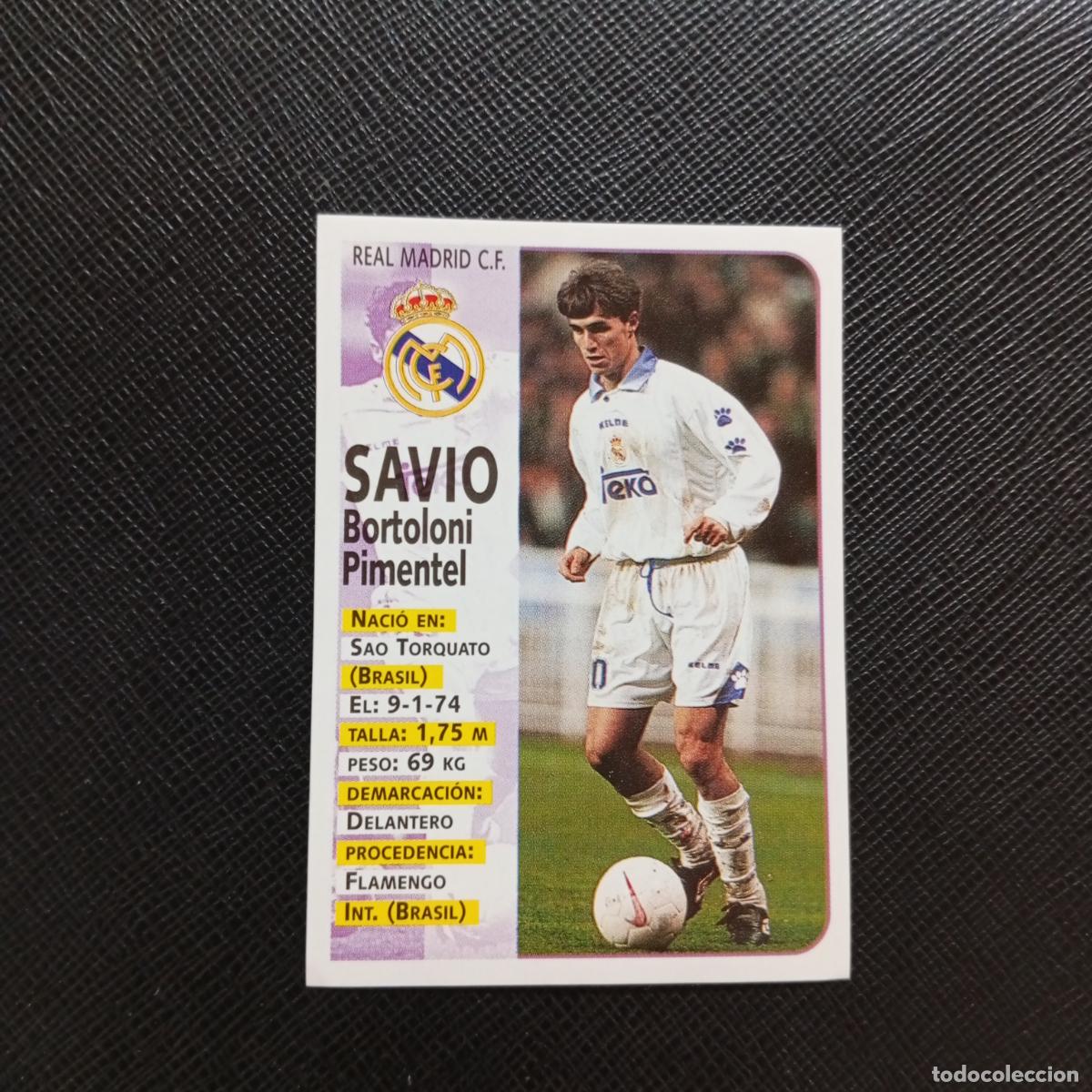 Cromos de F&uacute;tbol: 79 SAVIO REAL MADRID PANINI 1998 1999 CROMO FUTBOL LIGA 98 99 - SIN PEGAR - A64 PG30