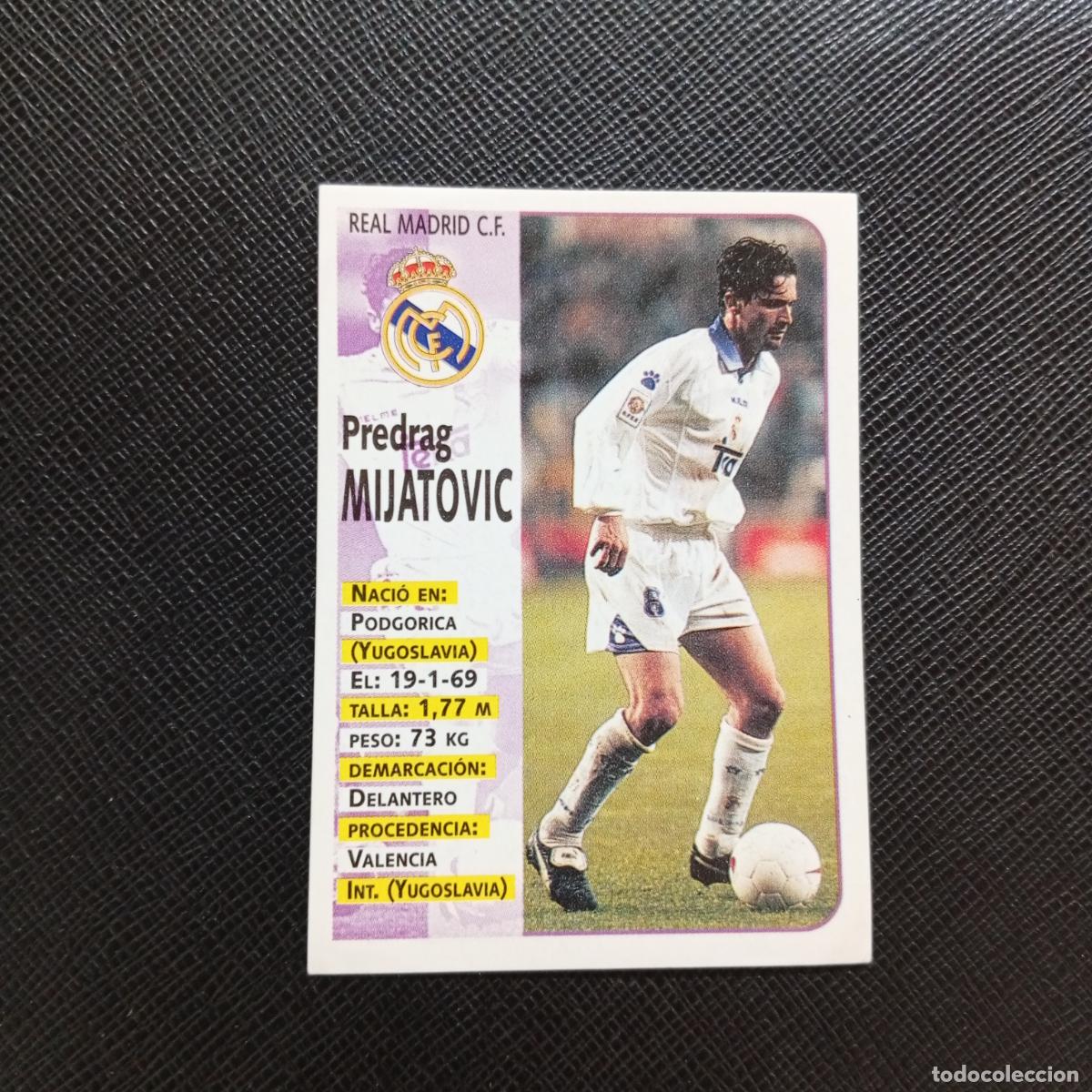 Cromos de F&uacute;tbol: 80 MIJATOVIC REAL MADRID PANINI 1998 1999 CROMO FUTBOL LIGA 98 99 - SIN PEGAR - A64 PG30