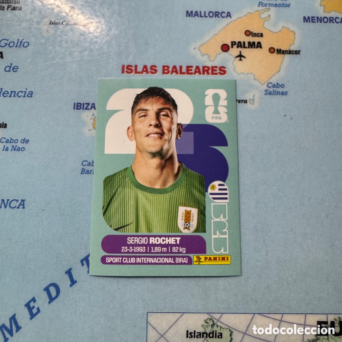 Cromos de F&uacute;tbol: Uruguay n&uacute;mero 2 cromo panini Mundial Fifa World Cup 2026