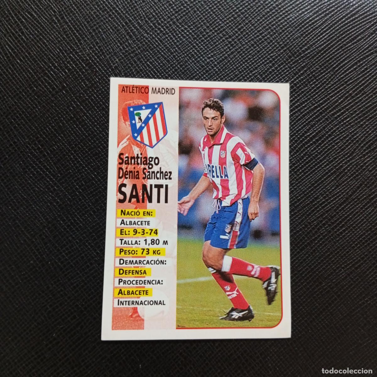 Cromos de F&uacute;tbol: 89 SANTI AT MADRID PANINI 1998 1999 CROMO FUTBOL LIGA 98 99 - SIN PEGAR - A64 PG31
