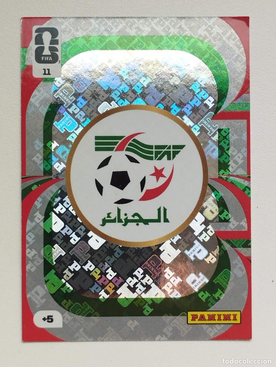 Cromos de F&uacute;tbol: CROMO CARD ADRENALYN MUNDIAL WORLD CUP 2026 HERO ARGELIA 11 ESCUDO