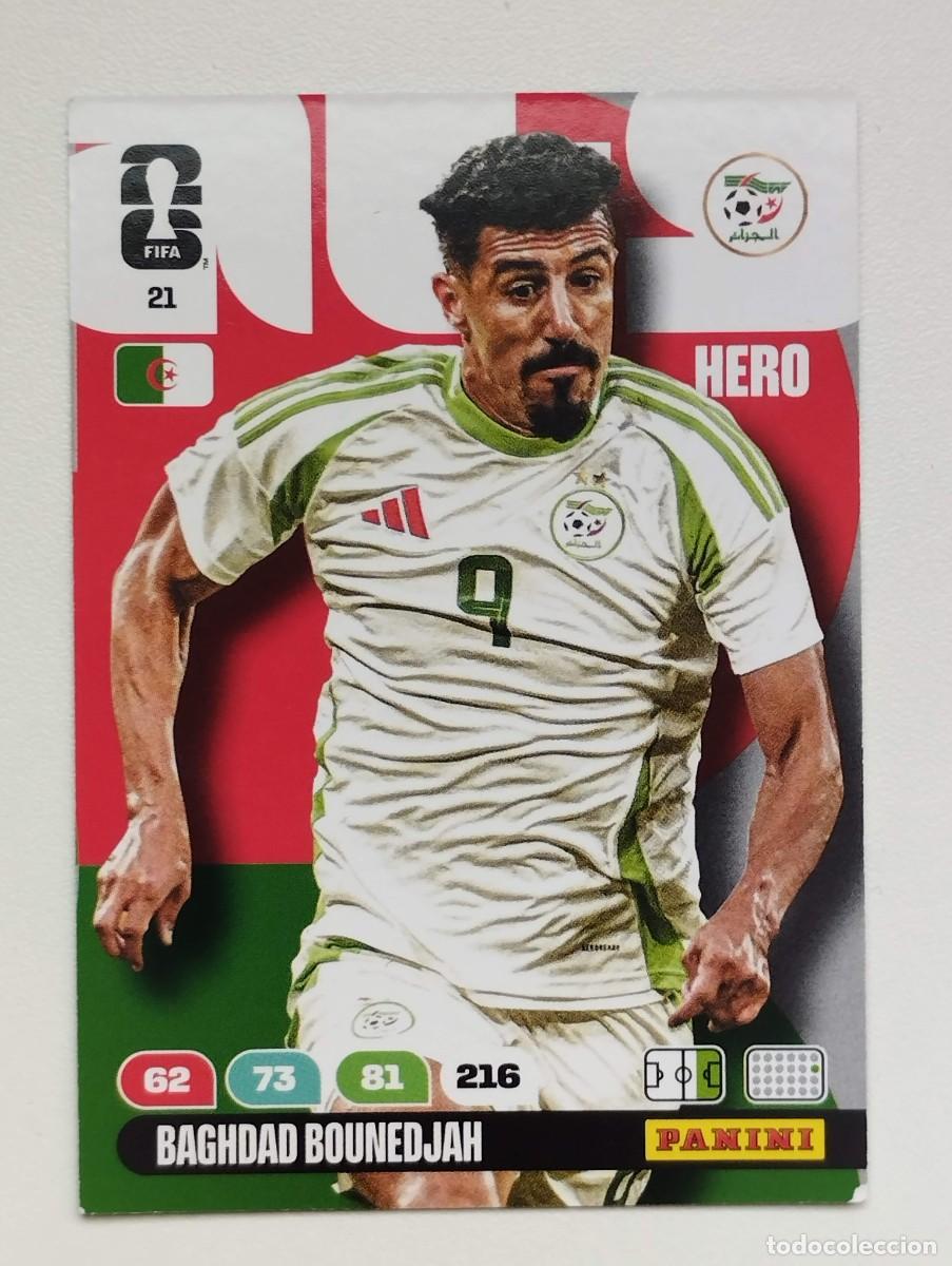 Cromos de F&uacute;tbol: CROMO CARD ADRENALYN MUNDIAL WORLD CUP 2026 HERO ARGELIA 21 BOUNEDJAH