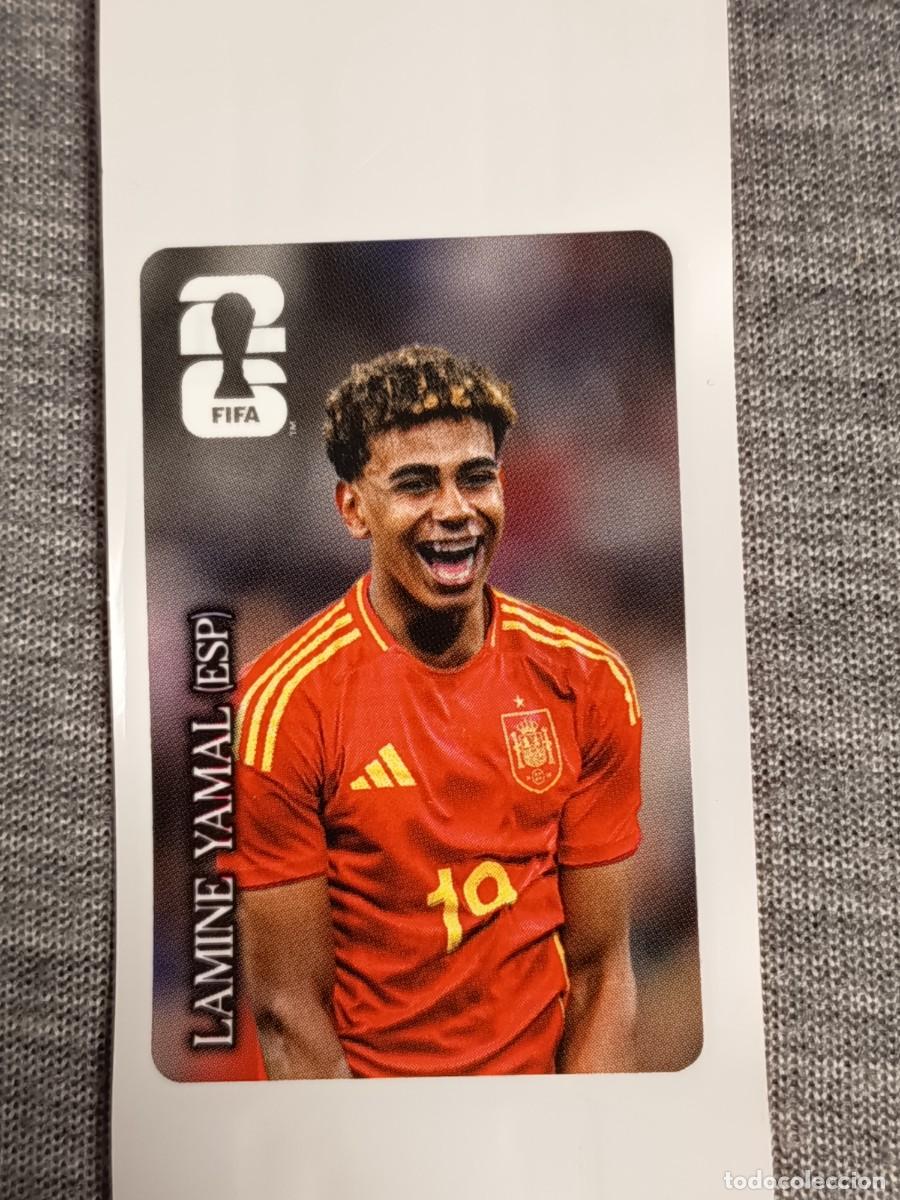 Cromos de F&uacute;tbol: LAMINE YAMAL STICKER PROMOCION COCA COLA MUNDIAL 2026 PANINI FIFA WORLD CUP NUEVO