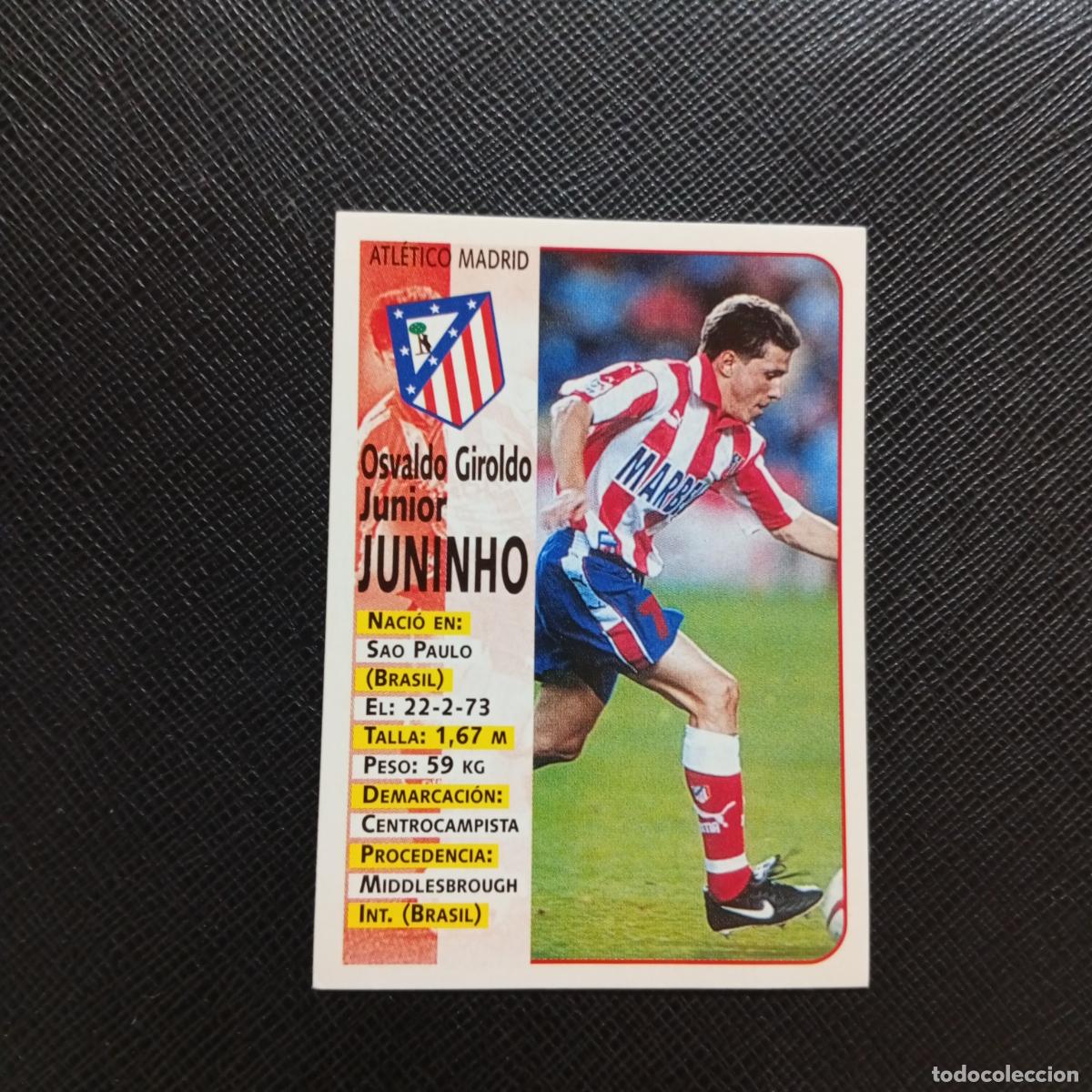 Cromos de Futebol: 96 JUNINHO AT MADRID PANINI 1998 1999 CROMO FUTBOL LIGA 98 99 - SIN PEGAR - A64 PG36