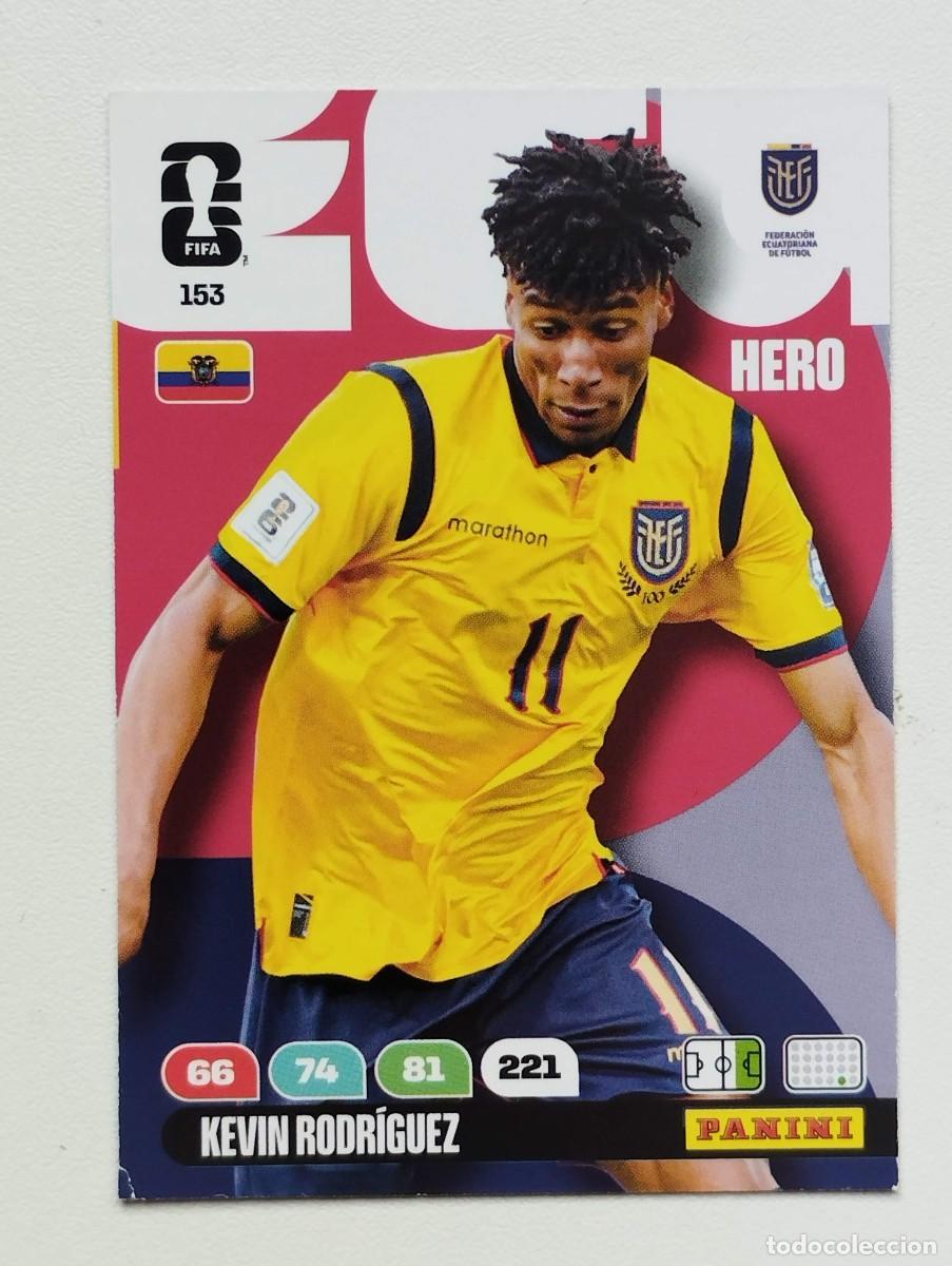 Cromos de Futebol: CROMO CARD ADRENALYN MUNDIAL WORLD CUP 2026 HERO ECUADOR 153 KEVIN RODRIGUEZ