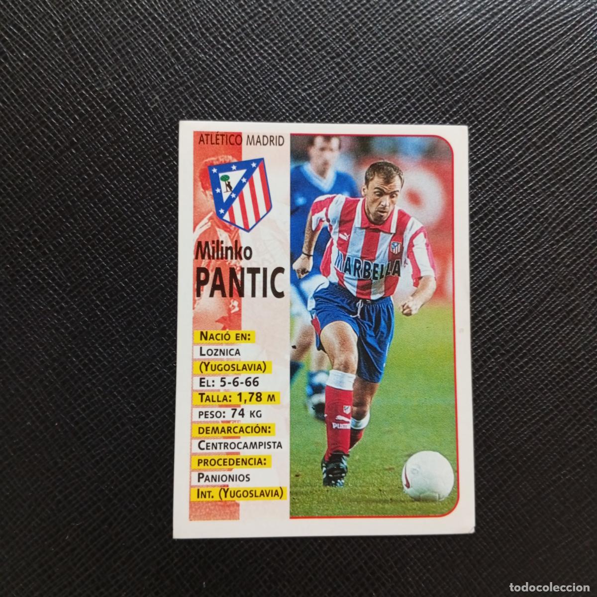 Cromos de Futebol: 97 PANTIC AT MADRID PANINI 1998 1999 CROMO FUTBOL LIGA 98 99 - SIN PEGAR - A64 PG36