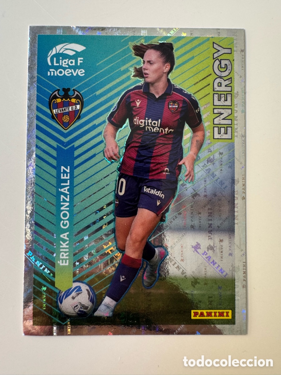 Cromos de Futebol: PANINI LIGA F FEMENINA 25 26 2025-2026 &ndash; N&ordm; 338 &ndash; &Eacute;rika Gonz&aacute;lez Levante UD Femenino