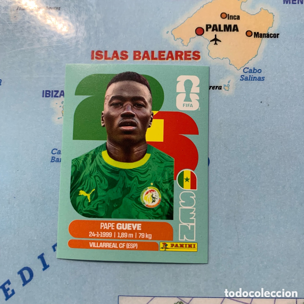 Cromos de Futebol: Senegal n&uacute;mero 11 cromo panini Mundial Fifa World Cup 2026