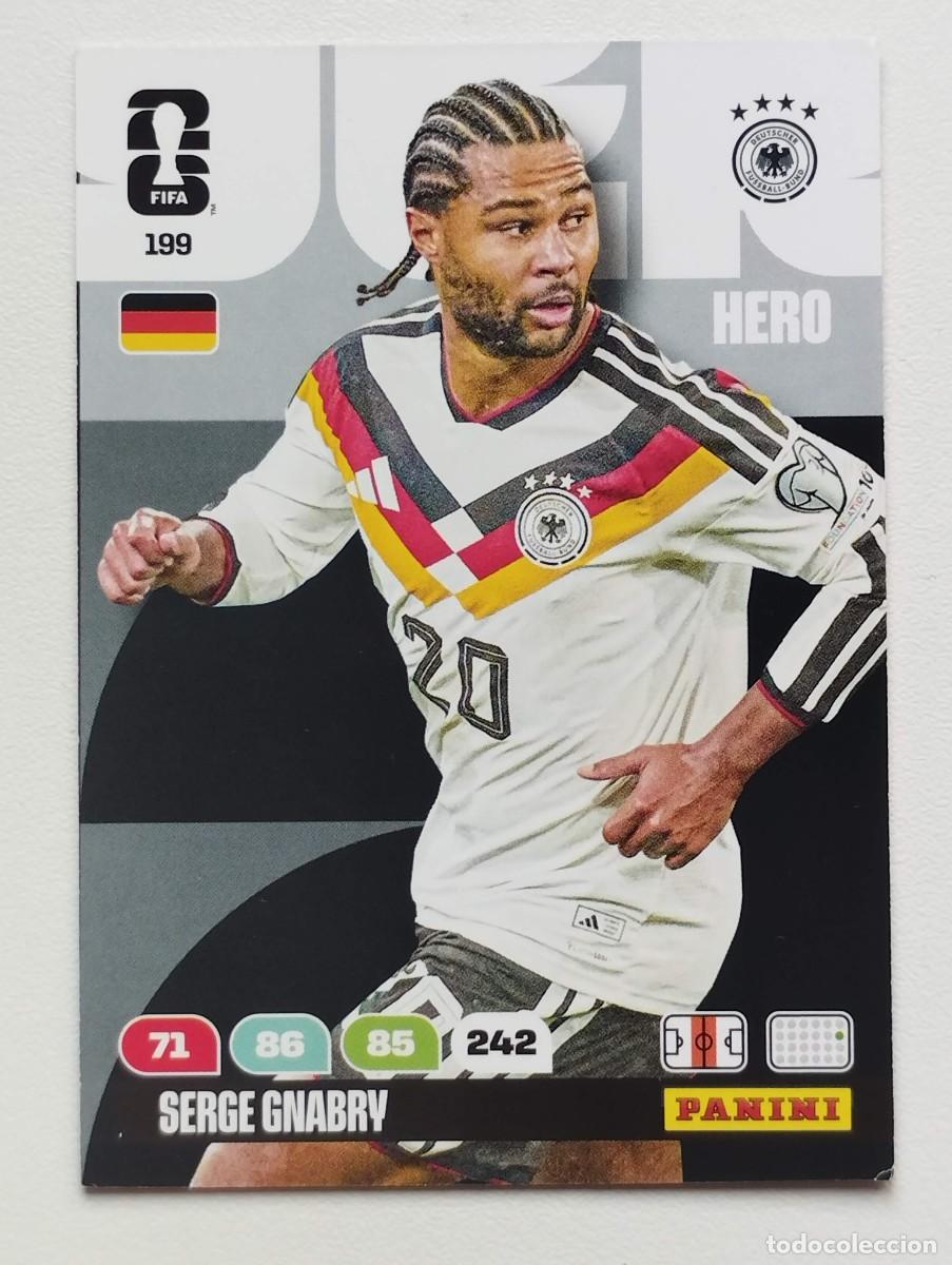 Cromos de Futebol: CROMO CARD ADRENALYN MUNDIAL WORLD CUP 2026 HERO ALEMANIA 191 SERGE GNABRY