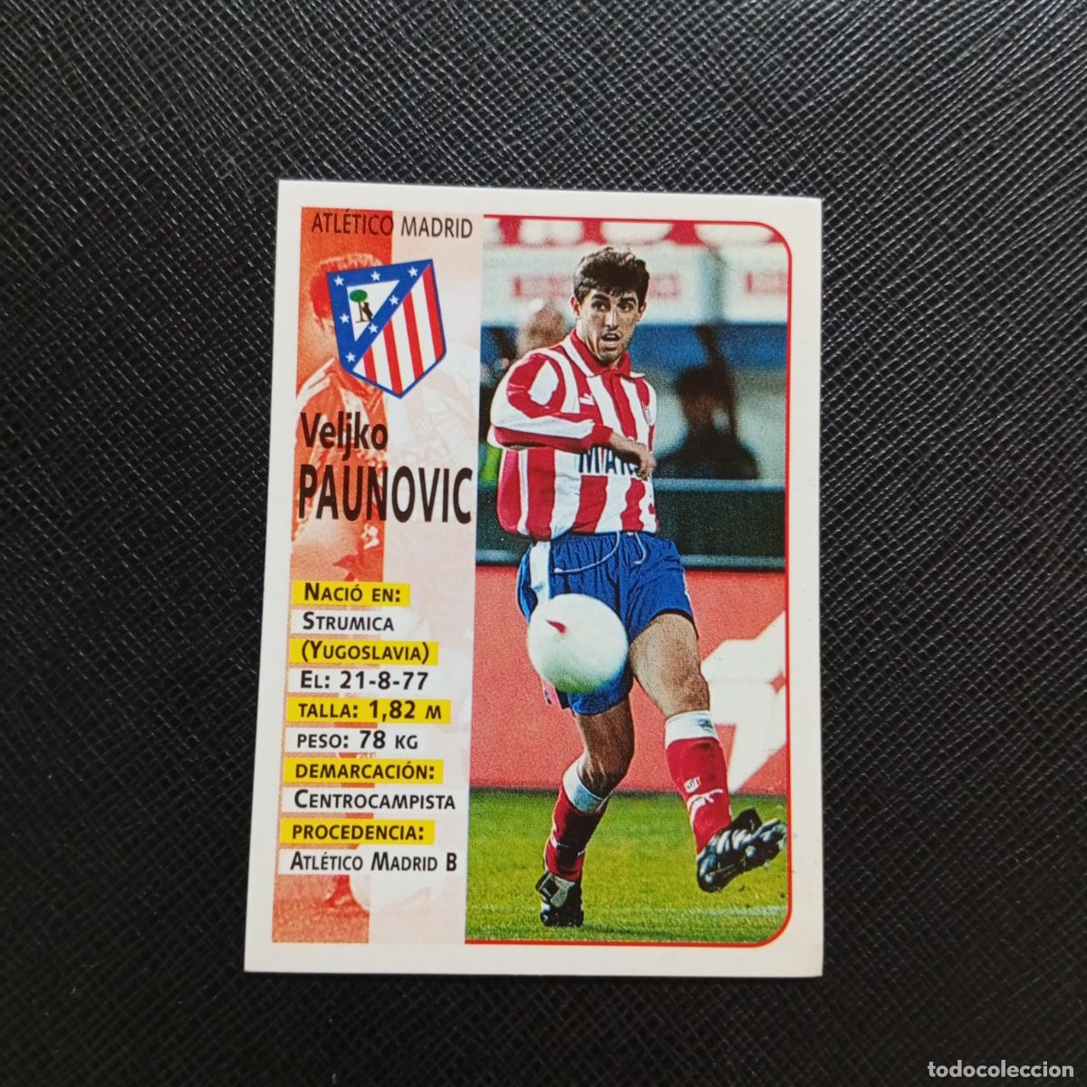 Cromos de Futebol: 98 PAUNOVIC AT MADRID PANINI 1998 1999 CROMO FUTBOL LIGA 98 99 - SIN PEGAR - A64 PG37