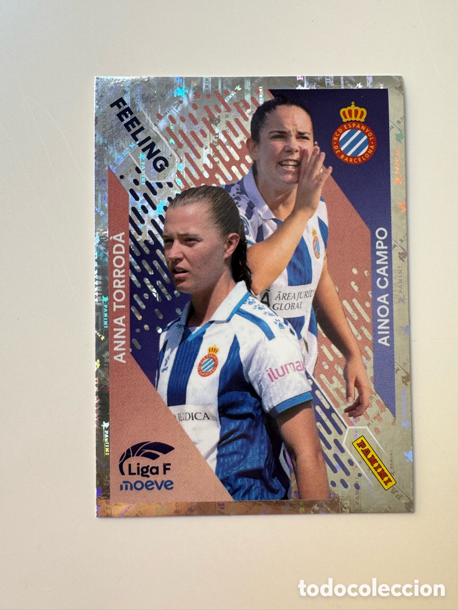 Cromos de F&uacute;tbol: PANINI LIGA F FEMENINA 25 26 2025-2026 &ndash; N&ordm; 363 RCDE ESPANYOL FEELING