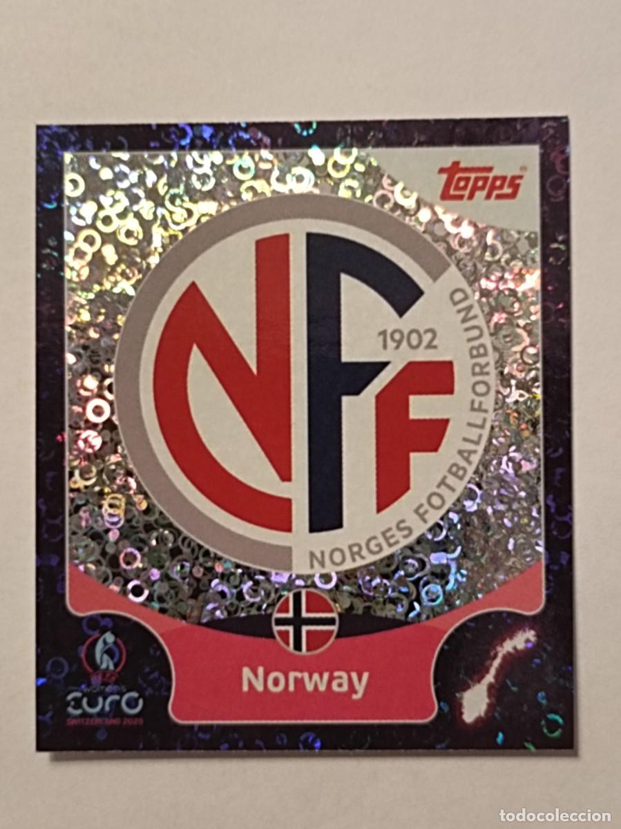 Cromos de F&uacute;tbol: #16 ESCUDO (NORUEGA) EURO WOMENS SUIZA 2025 TOPPS