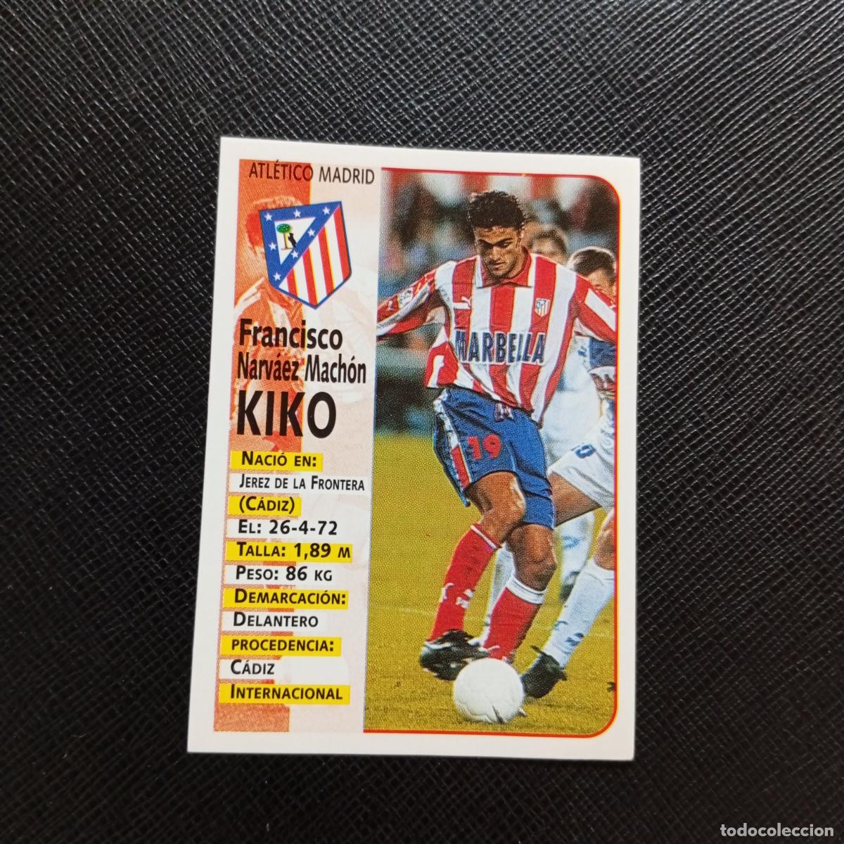 Cromos de F&uacute;tbol: 100 KIKO AT MADRID PANINI 1998 1999 CROMO FUTBOL LIGA 98 99 - SIN PEGAR - A64 PG38